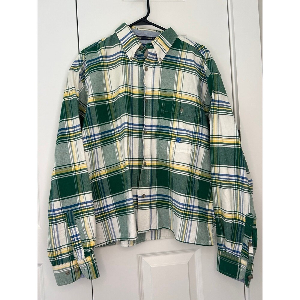 TWENTY X by Wrangler button down long sleeve plaid shirt SEE MEASUREMENTS